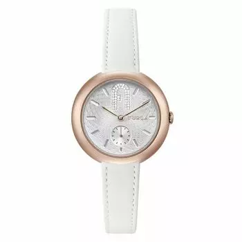 Часы FURLA COSY SMALLSECONDS Cozy Small Seconds Белый циферблат Нержавеющая сталь Кварцевые часы 34MM Ювелирные изделия Аксессуар WW00013004L3 [Furla] Женские [Товар] белый