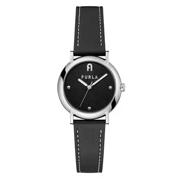 Часы FURLA EASYSHAPE Easy Shape с черным циферблатом из нержавеющей стали, кварцевые, 32 мм, ювелирные изделия, аксессуар WW00024015L1 [Furla] женские чёрный