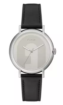 Часы FURLA EASYSHAPE с белым циферблатом из нержавеющей стали, кварцевые, 38 мм, ювелирные изделия, аксессуар WW00023006L1, черные [Furla] женские [Товар] белый