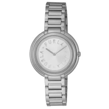 Часы FURLA ICONSHAPE Серебряный циферблат из нержавеющей стали Кварцевые часы Ювелирные изделия Аксессуар WW00032007L1 [Furla] 29.5MM Женские [Товар] серебряный
