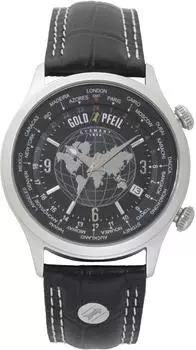 Часы G21000SB подлинные импортные черные [золотой файл]