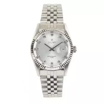 Часы Galaxy 5 ATM для пары, мужские металлические наручные часы QT7013MA, популярные корейские часы