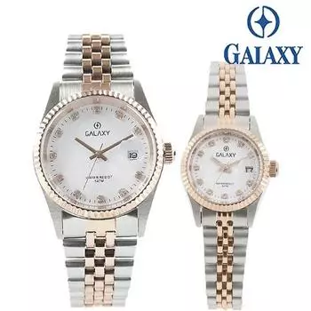 Часы Galaxy для мужчин/женщин и пар, QT7013ME-QT7013FE, бесплатная подарочная упаковка, популярные корейские часы