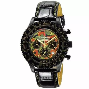 Часы Ghione Flight Timer Pilot Chronograph Day FT42PCM-BK Father s