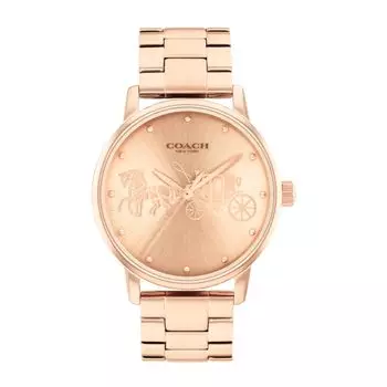 Часы GRAND 14503076 розовое золото [Coach] женские