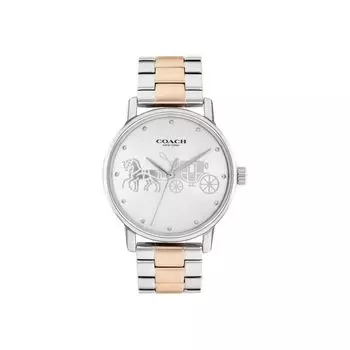 Часы GRAND 14503944 Серебряные [Coach] Женские