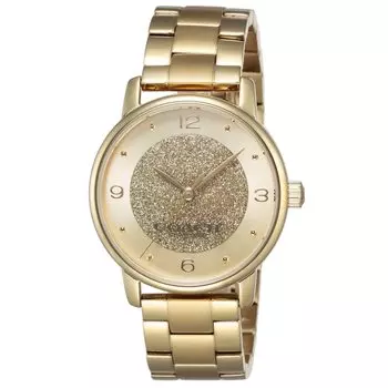 Часы GRAND Gold Dial Quartz Daily Waterproof Mineral Glass 36mm 14503942 Gold [Coach] Женские [Товар] золотой