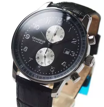 Часы Grandeur черные 18см~22см