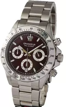 Часы Grandeur Made in Japan с хронографом и водонепроницаемостью 10 АТМ JGR004W2 [GRANDEUR] для мужчин