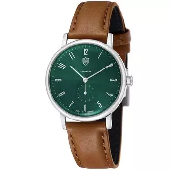 Часы Gropius Green Dial Brown Stainless Steel Quartz 32MM Germany Watch [Duffa] DF-7001-0M Womens [Товар]