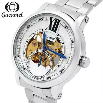 Часы GUCAMEL Механические часы Мужские часы Механические часы с полыми отверстиями