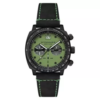 Часы Hal Chronograph Brown [Spinniker] SP-5068-0A Мужские [Товар] зелёный