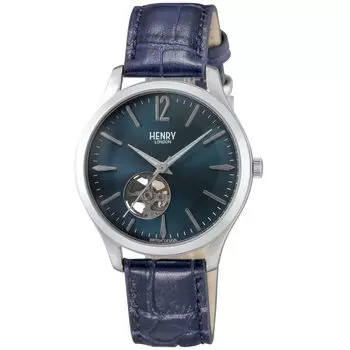 Часы HERITAGE SIGNATURE Blue [HENRY LONDON] HL39-AS-0457