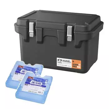 Часы Холода Iris Ohyama HUGEL Вакуумный изолированный холодильник с пакетом льда Вакуумная изоляционная панель Длительное сохранение холода 20 л Угольно-серый для улицы