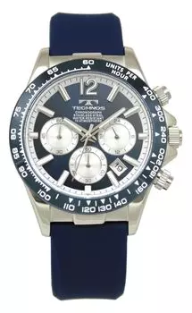 Часы-хронограф 10 ATM Водонепроницаемость T8C03NN Синий [Technos] Мужские синий