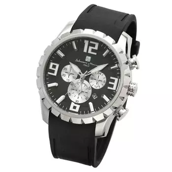 Часы-хронограф Business Analog Quartz Black SSBKBK с крестом [Salvatore Marra] Мужские