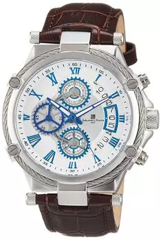 Часы хронограф Roman Index Regular Imported Product [Salvatore Mara] SM18102-SSWH Мужские