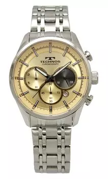 Часы-хронограф T0B70SC Silver [Technos] Мужские бежевый