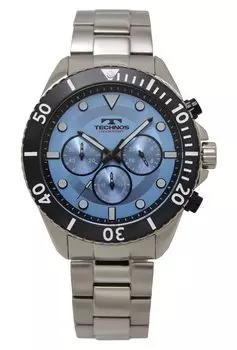 Часы-хронограф T6B83BI Silver [Technos] Мужские синий