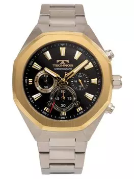 Часы-хронограф T6C20GB Silver [Technos] Мужские чёрный