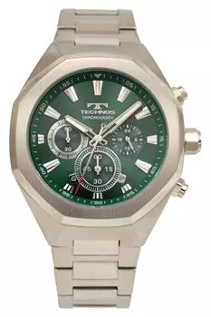 Часы-хронограф T6C20SM Silver [Technos] Мужские зелёный