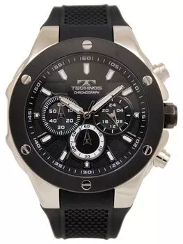 Часы-хронограф T6C22BB Black [Technos] Мужские чёрный