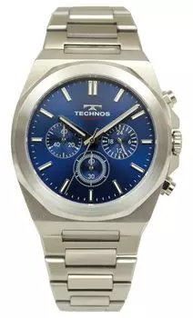 Часы-хронограф T9C05SN Silver [Technos] Мужские синий