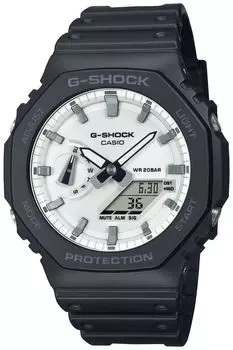 Часы и блестящие белые серии Black [Casio] G-Shock []Black GA-2100WD-1AJF Мужские