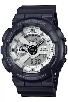Часы и блестящие белые серии Black [Casio] G-Shock []Black GA-110WD-1AJF Мужские