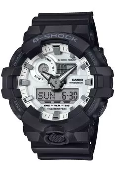 Часы и блестящие белые серии Black [Casio] G-Shock []Black GA-700WD-1AJF Мужские