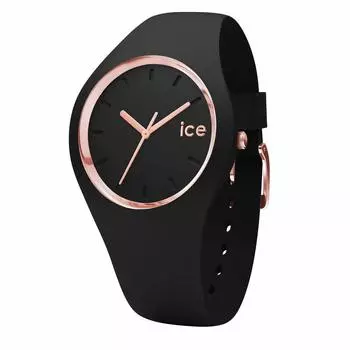 Часы ICE glam Small 33 мм силиконовый резиновый ремень 000979 обычный импорт черный [Ice Watch] ICE.GL.BRG.SS14 женские розового золота