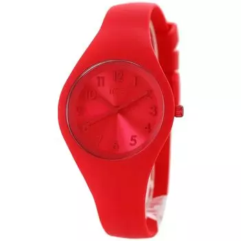 Часы Ice Watch Ice Color Unisex Sixtieth Birthday Red Watch 017916 Наручные часы [Ice Watch] Мужские Женские [Товар] красный