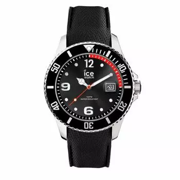 Часы Ice Watch Steel Black Silicone Large [Ice-watch] Мужские/ICE [Авторизованный дилер]