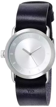 Часы из натуральной кожи, импортный продукт, синий [Tid] № 1, протягивающийся TID01-36SV/NAVY