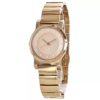 Часы из нержавеющей стали, розовое золото, портативные с футляром для часов TID Watch [Tid Watch] Женские 40202021-dcase [Товар] золотой