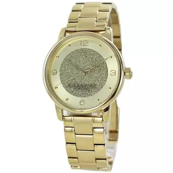 Часы из нержавеющей стали с браслетом из желтого золота 14503942 [Coach] женские [Товар]