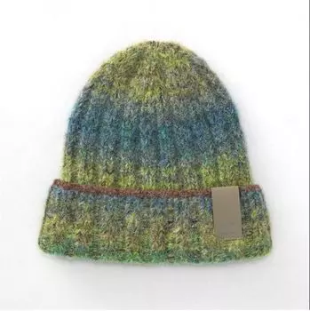 Часы из трикотажного полотна Free Knot Sol Fiber FOURON Kasuri Rib Knit F Green Y3200-F-60 зелёный