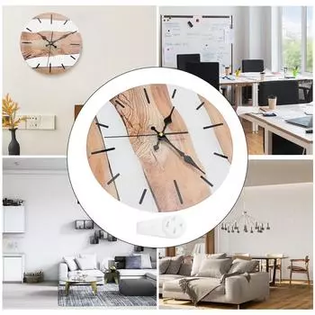 Часы из закаленного стекла, винтажные настенные часы, деревянные бесшумные настенные часы, домашний декор A