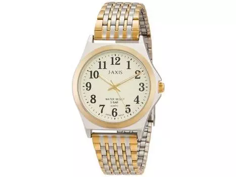 Часы J-AXIS NAG52-T мужские, браслет из нержавеющей стали, корпус из легированной стали, 5 бар, НОВЫЕ