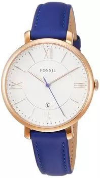 Часы JACQUELINE ES3795I синие [Fossil] женские