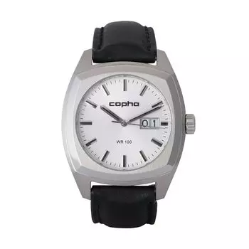 Часы Japan Limited Model XL ClassicSilver Black [Kopha] Мужские циферблат серебристый/ремень