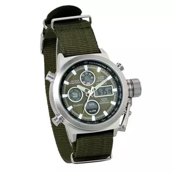 Часы JewelryWe Men s Watch, Аналоговый дисплей, Цифровой дисплей, Японские часы Kuotsu, Модные, Уникальные, Многофункциональные, Для активного отдыха, Спортивные, Повседневные, Деловые,