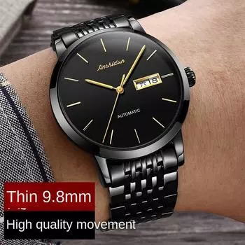 Часы JIN SHI DUN Механические часы Тонкие деловые водонепроницаемые мужские часы Мужские часы