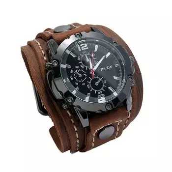 Часы JINXIN браслетного типа мужские коричневый