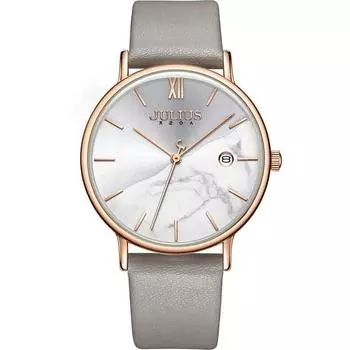 Часы Julius женские наручные часы женские часы кожаные часы кожаный ремешок подарок девушке повседневный товар компания Julius JA-1312