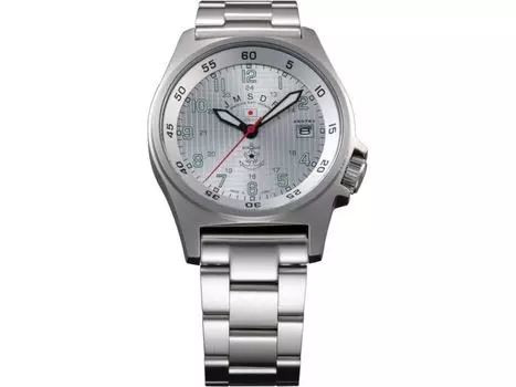 Часы KENTEX JMSDF Silver Metal Marine S455M-11 мужские из нержавеющей стали с ремешком НОВЫЕ