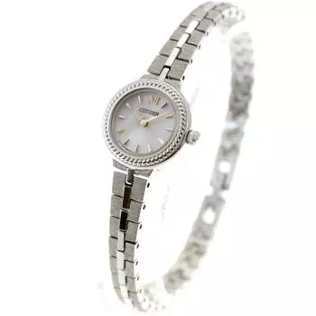 Часы Key Eco Drive Solar Watch с круглым металлическим браслетом [Citizen] Kii: Женский EG2981-57A