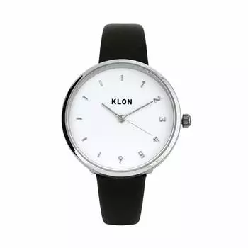 Часы KLON простые унисекс черные женские мужские деловые часы KLON CONNECTION ELFIN FIRST 33 мм
