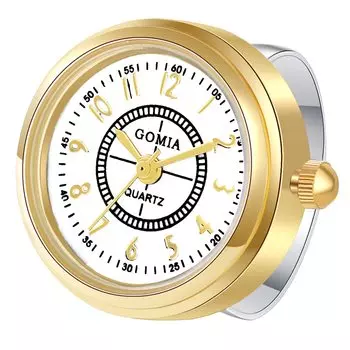 Часы-кольцо Lancardo Antique Ring Watch 3ATM Водонепроницаемые аналоговые часы Free Size День рождения Юбилей Белый день Рождественский подарок для мужчин и женщин День святого Валентина