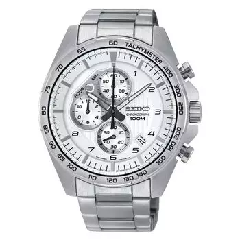 Часы кварцевые хронограф SSB317P1 Silver Overseas Model [Seiko] Мужские [Товар]